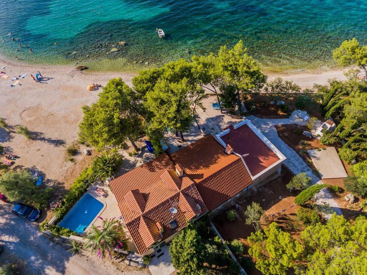 Deluxe Villa Sirena On The Beach With Pool Supetar Buitenkant foto